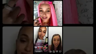 mariah angeliq bad gyal y maria becerra instagram live completo