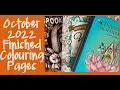 October Finished Colouring Pages 2022 Adult Coloring