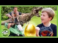 Download Lagu Dinosaur Egg Hunt on Quad Bikes! T-Rex Ranch Dinosaurs for Kids