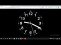 How to create Apple design analog clock with HTML CSS and JavaScript