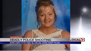 Boone Co Sheriff s Office settles with family of woman killed by deputy