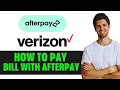 How To Pay Verizon Bill With Afterpay 2025