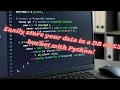 Easily store your data in a DB or S3 bucket with Python