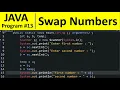 Java Program - Swap Two Numbers in Java