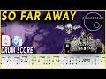 Download Lagu So Far Away - Avenged Sevenfold | DRUM SCORE Sheet Music | #320 DRUMSCRIBE