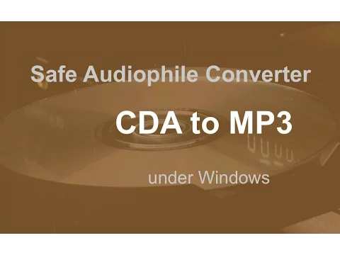 Download MP3 How to Convert CDA to mp3 [on Windows 10, 8, 7]