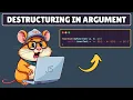 How to Destructure Object in Function Argument in Javascript