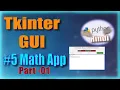 Math App Area Calculating App using Python tkinter Part 01