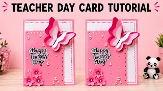 Handmade Teachers Day card tutorial/Teachers day card 2026 / Handmade Card/ Diy Teachers day card 