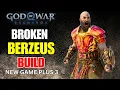 Lagu Gna And Berserkers Got Annihilated by Berzeus Build Kratos - God Of War Ragnarok 