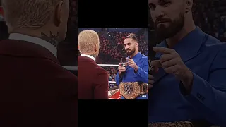 سيث رولينز ضد كودي رودس كراون جول 2025 بلودي ماري بطل البيت الأبيض ضد بطل WWE 