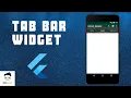 TabBar with TabBar View and DefaultTabController Flutter tutorial