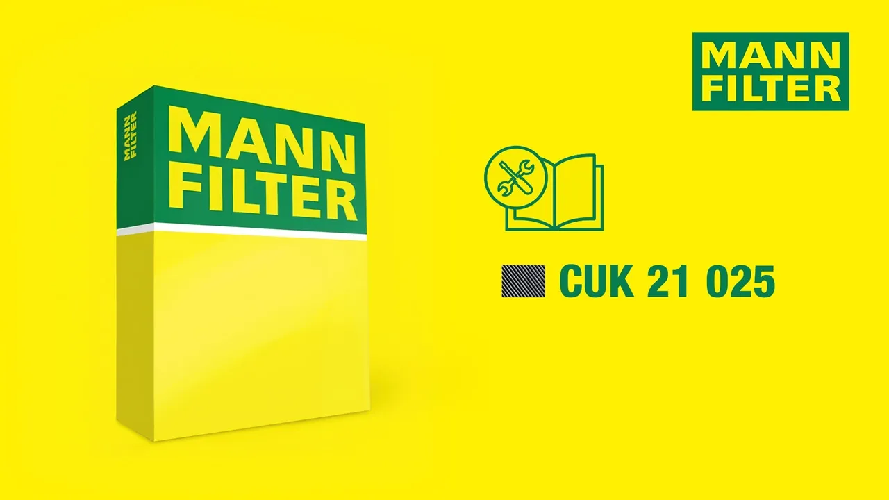 How to change a cabin air filter by MANN-FILTER I CUK 21 025