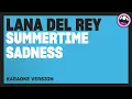 Lana Del Rey - Summertime Sadness (Karaoke Version)