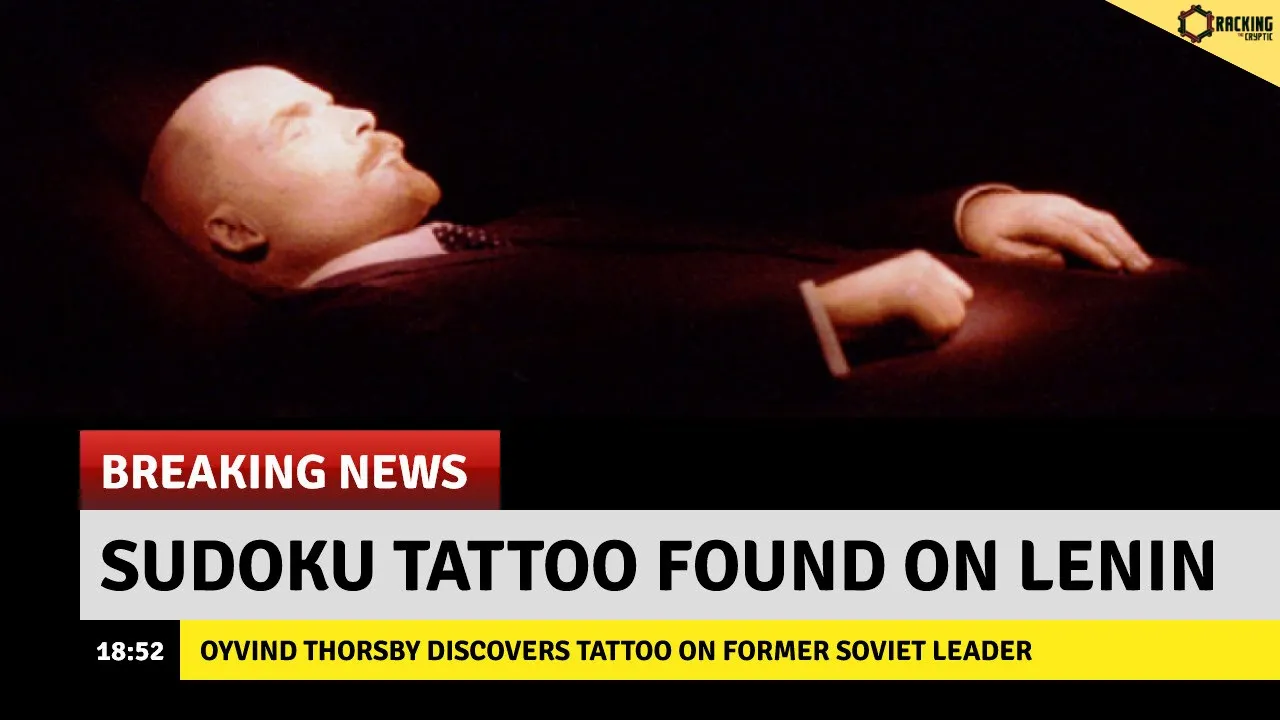 Sudoku Found Tattooed On Lenin's Body