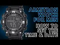 How to Set the Time and Date on a Men s Armitron Pro Sport Watch