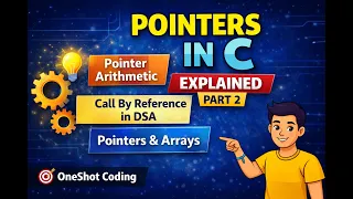 Pointers in C Part 2 Memory Diagram Pointer Arithmetic Arrays Double Pointers Why DSA Needs C