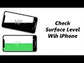 How To Use Built In Surface Level On iPhone
