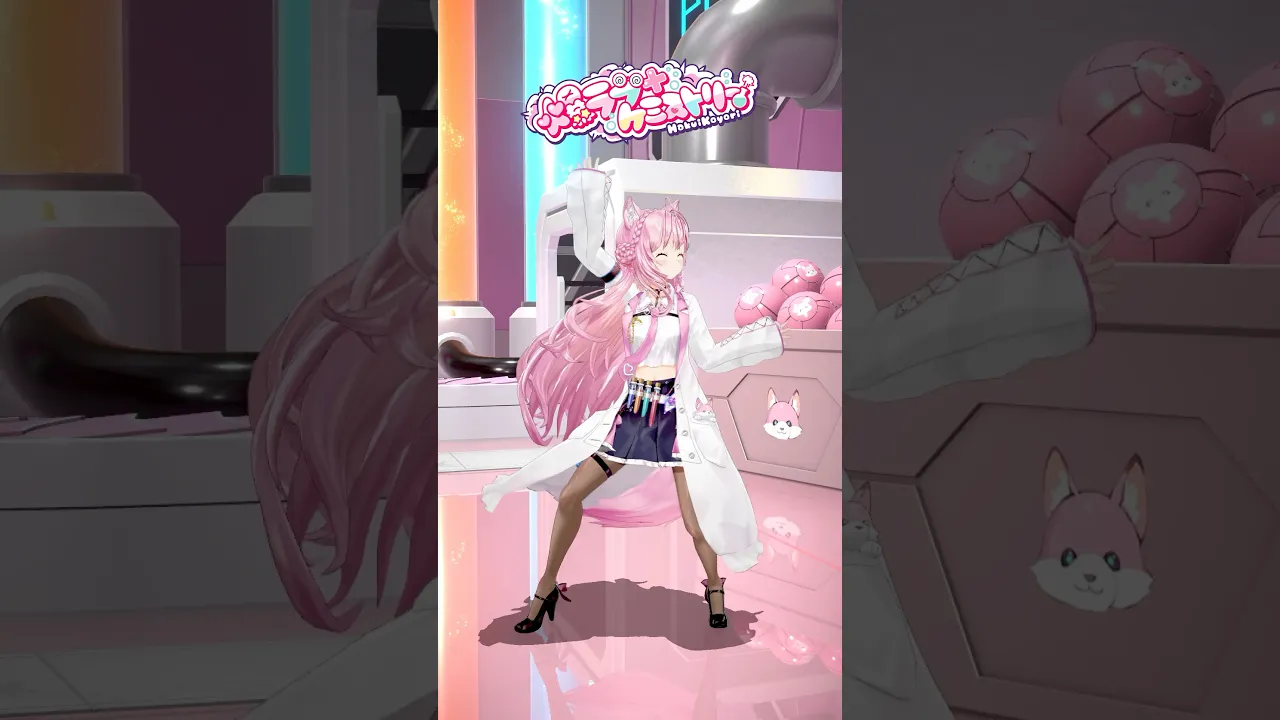 「爆ラブ＋ケミストリー」のパラパラダンスが楽しすぎる件? #shorts #dance #ダンス #踊ってみた #vtuber #ホロライブ #hololive #博衣こより #爆ラブ #爆ラブダンス