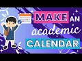 Creating a School or Academic Calendar with Canva - Plan Your Semesters Effectively