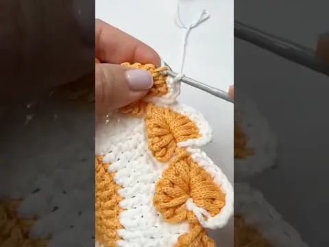 Осенний декор крючком 🍂🍁 Ссылка на видео