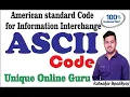 ASCII Code in hindi Codes ASCII BCD EBCDIC Unicode RATNAKAR UPADHYAY