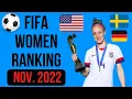 FIFA Women ranking 2022 Women s Football World Rankings