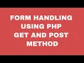 Form Handling using php Introduction to Php for Beginners Part 8