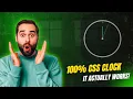 This CSS Clock is ALIVE Without JS Pure CSS Clock Animation Tutorial