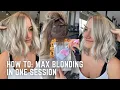 Lagu Max blonding in one appointment! Brunette to Blonde transformation with formulas tutorial