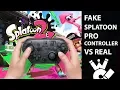 FAKE SPLATOON PRO CONTROLLER VS REAL Reviews By This Guy We Deem