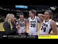 Caitlin Clark Gabby Marshall Kate Martin Post Game Interview NCAA Tournament Iowa Hawkeyes