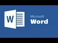 Microsoft Word Tutorial - Beginners Level 1