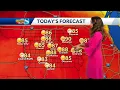 High UV index Tuesday temps in the 80s