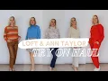 Loft and Ann Taylor Factory Clearance Pricing End of Winter and Early Spring