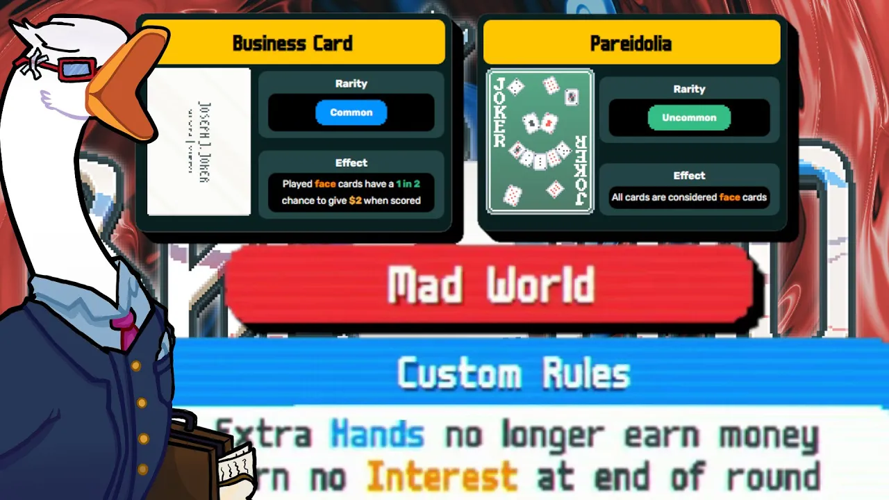 In a Mad World, just throw money at your Problems | Rougelike Deck Builder | Balatro