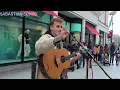 Sebastian Schub live Cover of All Stars from Shrek the Movie live on Grafton Street Dublin