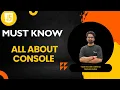 All About Console In JavaScript Console In JavaScript