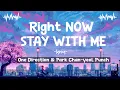 Download Lagu RIGHT NOW One Direction X STAY WITH ME Park Chanyeol Punch | Lyrics
