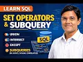 SQL Set Operators Explained UNION INTERSECT EXCEPT Subqueries