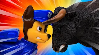 ¡Los cachorros buscan a los animales que escaparon!