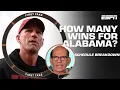 Alabama SCHEDULE BREAKDOWN with Paul Finebaum How many wins for the Crimson Tide First Take