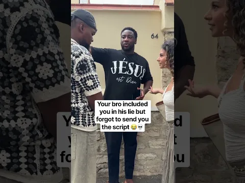 POV: Your bro included you in his lie but forgot to send you the script 😭💀 #Toniolife