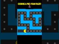 I coded PAC-MAN from scratch Retro game animation in JavaScript p5 js