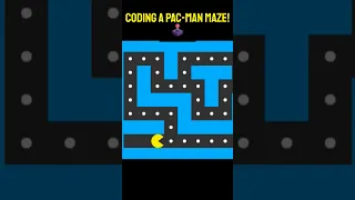 I coded PAC-MAN from scratch Retro game animation in JavaScript p5 js
