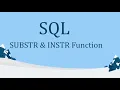 SQL SUBSTR INSTR Function