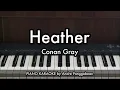 Heather - Conan Gray | Piano Karaoke by Andre Panggabean