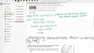 4 3 Modeling with Arithmetic Sequences