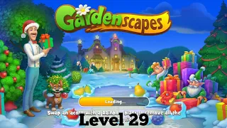 Gardenscapes Level 29 Hard Level