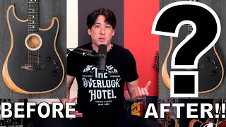 The STUPID Way I Made My Fender Acoustasonic Less FUGLY 